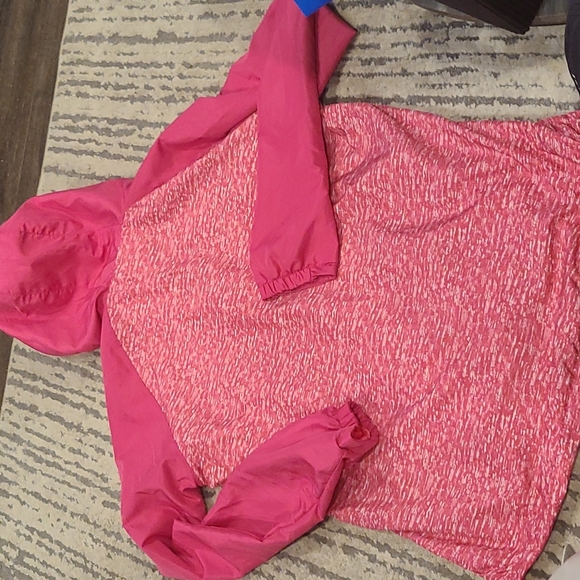 NWOT Coconut creek pink hooded windbreaker jacket - Picture 2 of 7